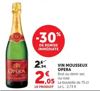 Vin mousseux opera