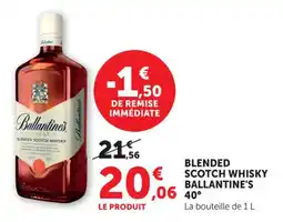 Maximarché Blended scotch whisky ballantine's offre