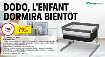 Intermarché Lit Cododo Calidoo Bébé Confort offre