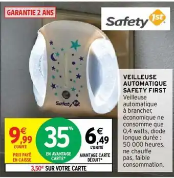 Intermarché Veilleuse Automatique Safety First offre