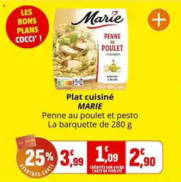 Coccimarket Plat cuisiné marie offre