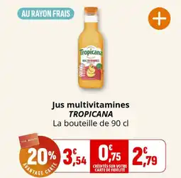 Coccimarket Jus multivitamines tropicana offre