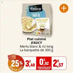 Coccimarket Plat cuisiné d'aucy offre