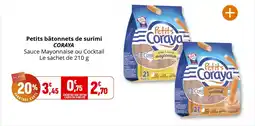 Coccimarket Petits bâtonnets de surimi coraya offre
