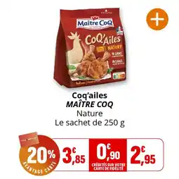 Coccimarket Coq'ailes maître coq offre