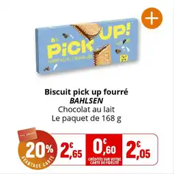 Coccimarket Biscuit pick up fourré bahlsen offre