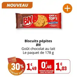 Coccimarket Biscuits pépites bn offre