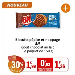 Coccimarket Biscuits pépite et nappage bn offre