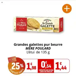 Coccimarket Grandes galettes pur beurre mere poulard offre