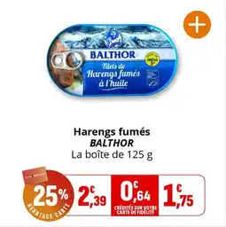 Coccimarket Harengs fumés balthor offre