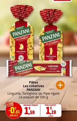 Coccimarket Pâtes les créatives panzani offre