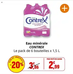Coccimarket Eau minérale contrex offre