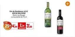 Coccimarket Vin de bordeaux a.o.c roche belfond offre