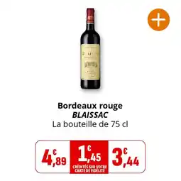 Coccimarket Bordeaux rouge blaissac offre