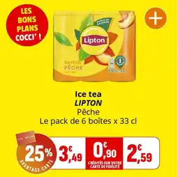 Coccinelle Express Ice tea lipton offre