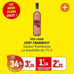 Coccinelle Express Vin rosé very frambois offre