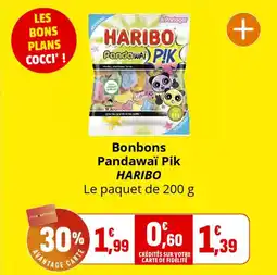 Coccinelle Express Bonbons pandawai pik haribo offre