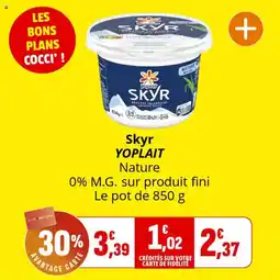 Coccinelle Express Skyr yoplait offre