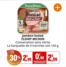 Coccinelle Express Jambon braisé fleury michon offre