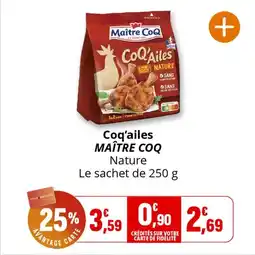 Coccinelle Express Coq'ailes maître coq offre
