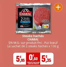 Coccinelle Express Steaks hachés charal offre