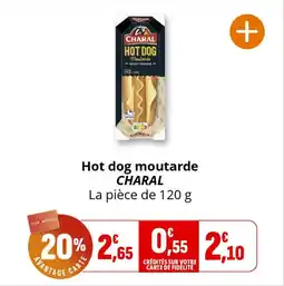 Coccinelle Express Hot dog moutarde charal offre
