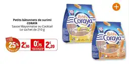 Coccinelle Express Petits bâtonnets de surimi coraya offre