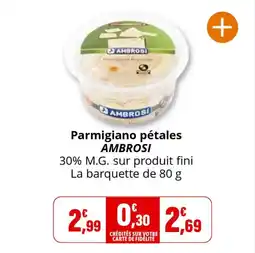 Coccinelle Express Parmigiano pétales ambrosi offre