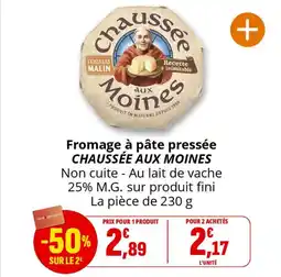 Coccinelle Express Fromage à pâte pressée chaussée aux moines offre