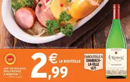 Intermarché AOP VIN D'ALSACE EDELZWICKER A.REBSTEIN offre