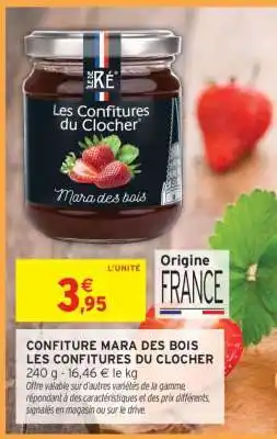 Intermarché Les Confitures du Clocher Mara des bois offre