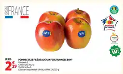 Auchan POMMES JAZZ FILIÈRE AUCHAN CULTIVONS LE BON offre