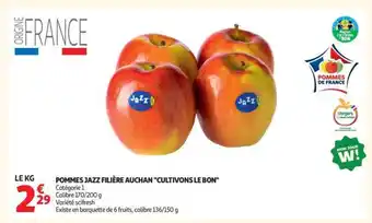 POMMES JAZZ FILIÈRE AUCHAN CULTIVONS LE BON