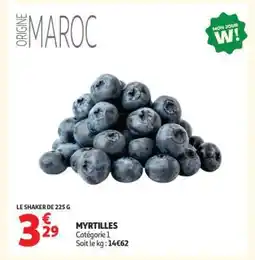 Auchan Myrtilles offre
