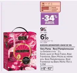 Carrefour Market Very Pamp' Rosé Pamplemousse offre