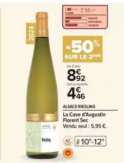 Carrefour Market ALSACE RIESLING offre