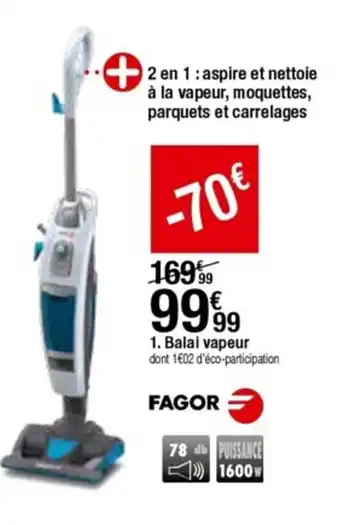 BUT Balai vapeur offre