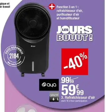 BUT Rafraîchisseur d'air offre