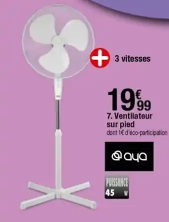 BUT Ventilateur sur pied offre
