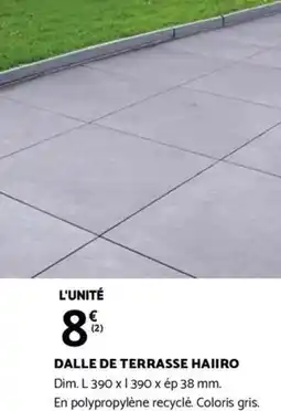 Bricomarché DALLE DE TERRASSE HAIIRO offre