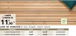Bricomarché LAME DE TERRASSE offre