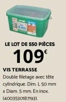 Bricomarché VIS TERRASSE offre