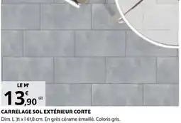 Bricomarché CARRELAGE SOL EXTÉRIEUR CORTE offre