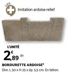 Bricomarché BORDURETTE ARDOISE offre