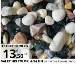 Bricomarché GALET MIX COLOR 12/24 MM offre