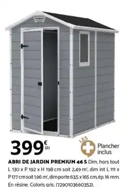Bricomarché ABRI DE JARDIN PREMIUM 46 S offre