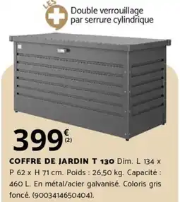 Bricomarché COFFRE DE JARDIN T 130 offre