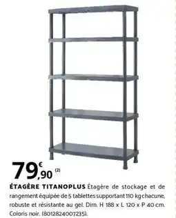 Bricomarché ÉTAGÈRE TITANOPLUS offre