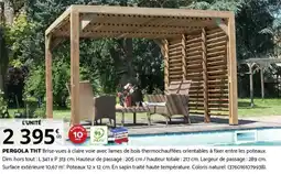 Bricomarché PERGOLA THT offre