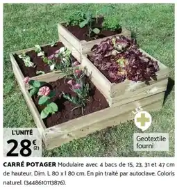 Bricomarché CARRÉ POTAGER offre